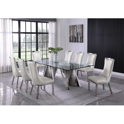 8 - Person Double Pedestal Dining Set