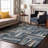 Premium Machine Washable Collett AMF1012 Squares Rug-208692879