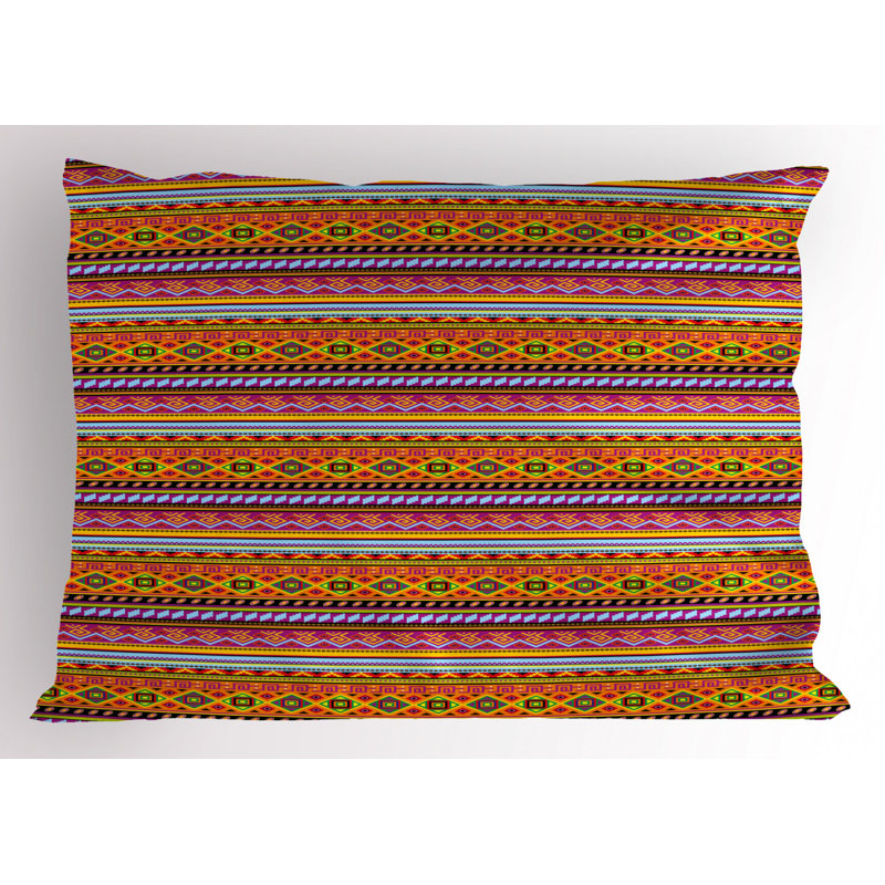 Polyester Geometric Sham Set, Twin