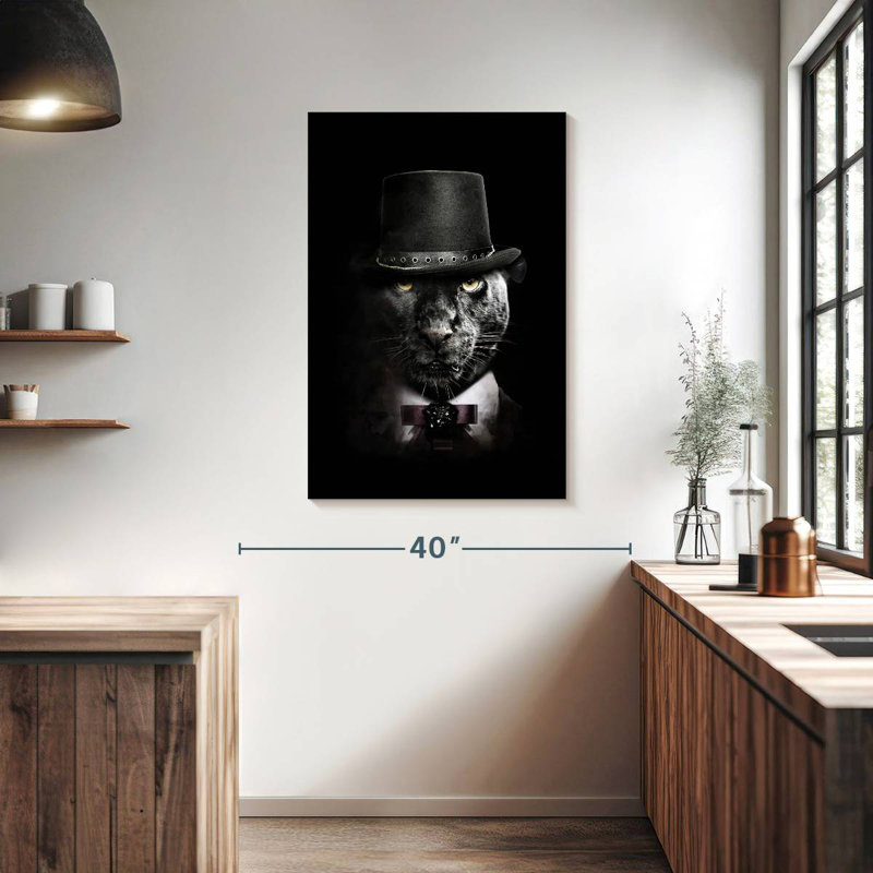 Brampt Classy Panther, 39" H x 26" W