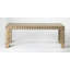 Crispin Wood & Bone Inlay 48"W Bench