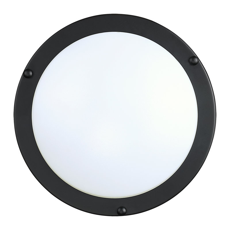 Ensemble de 4 luminaires encastrés à DEL sélectionnables de 13 po 2700K, 3000K, 3500K, 4000K, 5000K, Noir mat