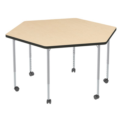 Table d'activité mobile à hauteur ajustable avec roulettes Structure Series