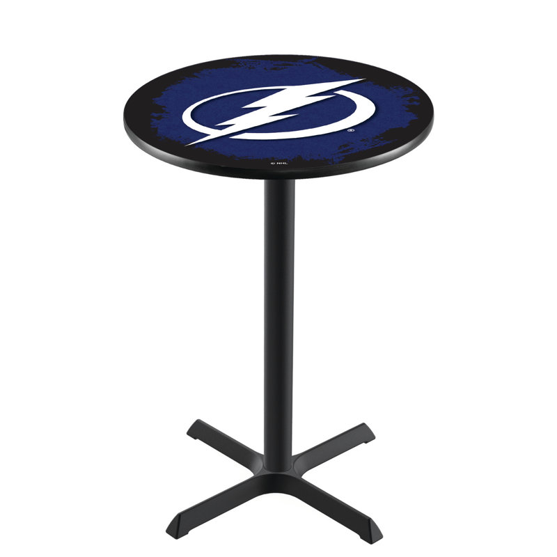 NHL Pub Table, Tampa Bay Lightning, 36" H x 30" L x 30" W