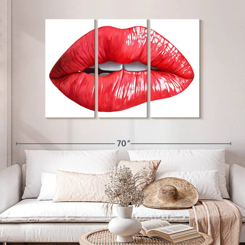 Shuttleworth Lip Biting, 32" H x 50" W
