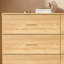 Commode moderne à 8 tiroirs en bois naturel pour la chambre à coucher, vaste commode de rangement, armoire de rangement robuste en bois sécuritaire pour la chambre à coucher, salon multi-scène