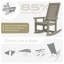 Chaise berçante d'extérieur Plumville-311768955