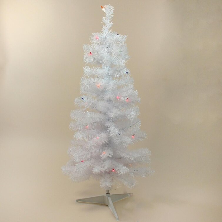 Holiday Time Pre-Lit 3' Winston Pine Artificial Christmas Tree, Multi  Lights 