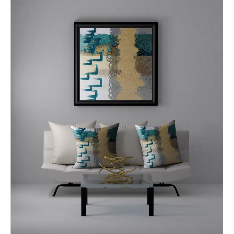 Coussin décoratif carrée, 24 po x 24 po