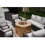 Ensemble de conversation en osier / rotin pour 8 personnes avec coussins Balfour-87385336