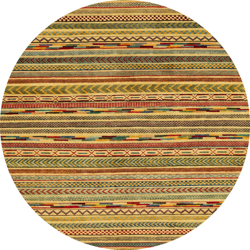 Tapis abstrait moderne 2211, Rond 6 pi
