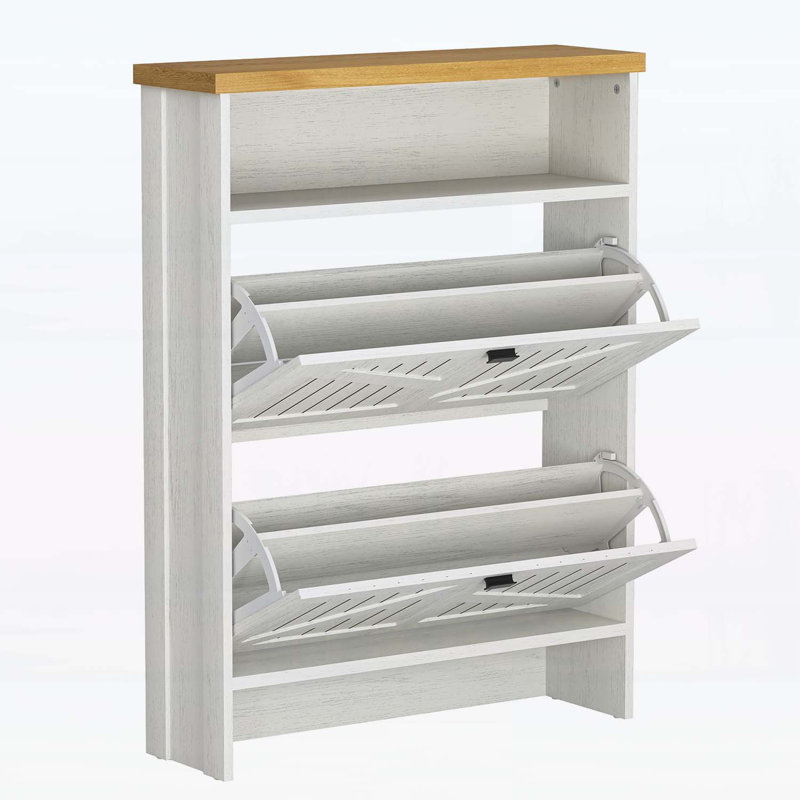 Armoire à chaussures multifonctionnelle avec un design durable et un rangement spacieux, idéal pour un usage familial.