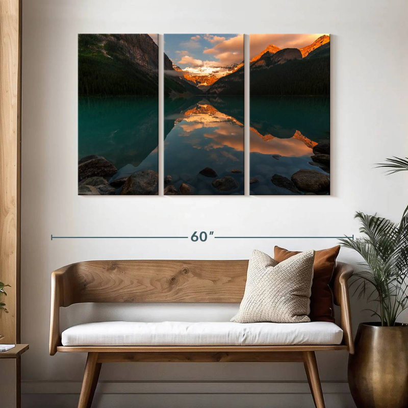 Alvord Lake Louise Sunrise, H 32 po x l 50 po