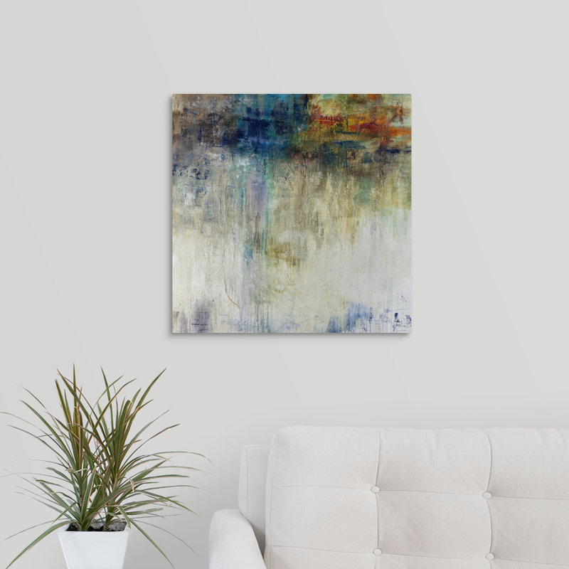 « crépuscule point », peinture sur toile, Toile tendue, H 24 po x l 24 po x P 1,25 po