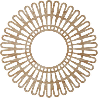 Médaillon de plafond en bois Cornellius