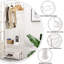 Iron Freestanding 8 - Hook Coat Rack-64297793