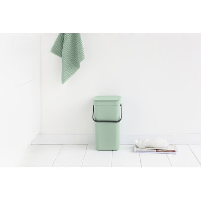 Brabantia Sort & Go Plastic Recycling Bin, 3.2 Gallon