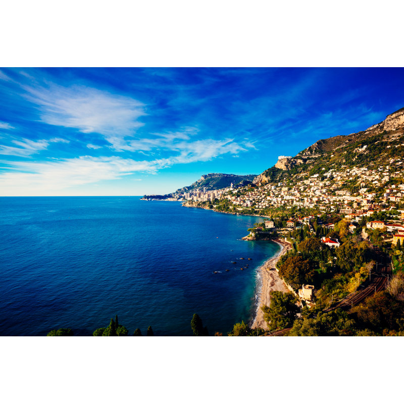 Monaco by Zodebala - Wrapped Canvas Print, 51cm H x 76cm W