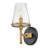 Marten 1-Light Two-Tone Bath Vanity Wall Sconce
