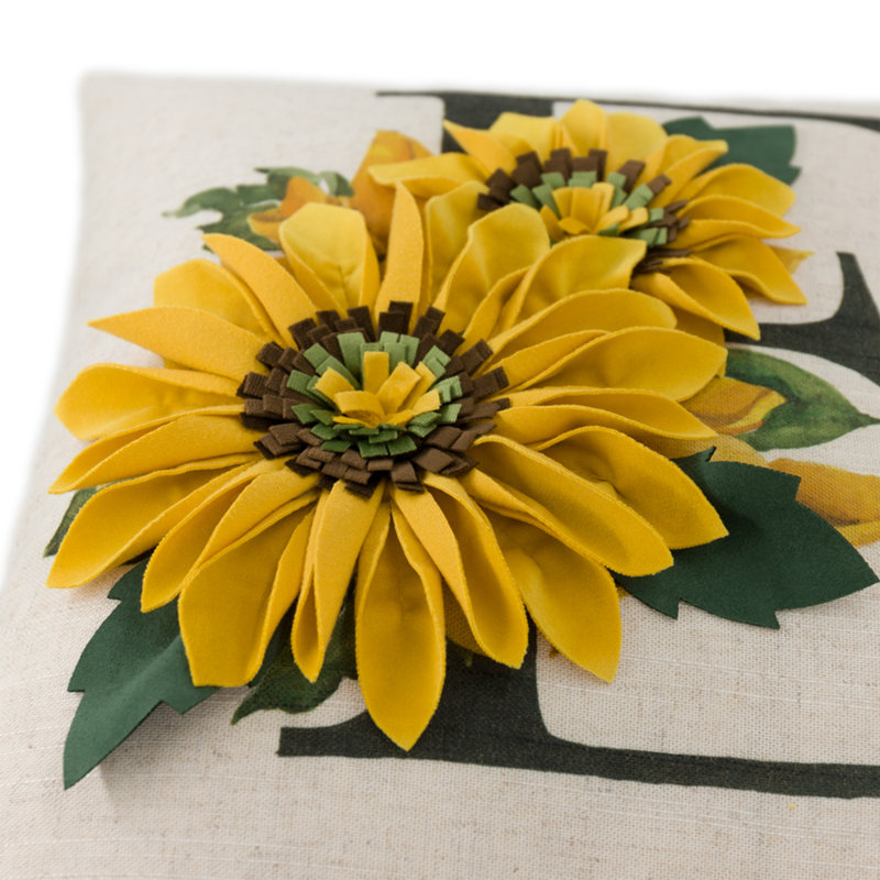 Appliqued Pillow Cover
