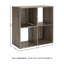 Rangement à 4 cubes-120712615