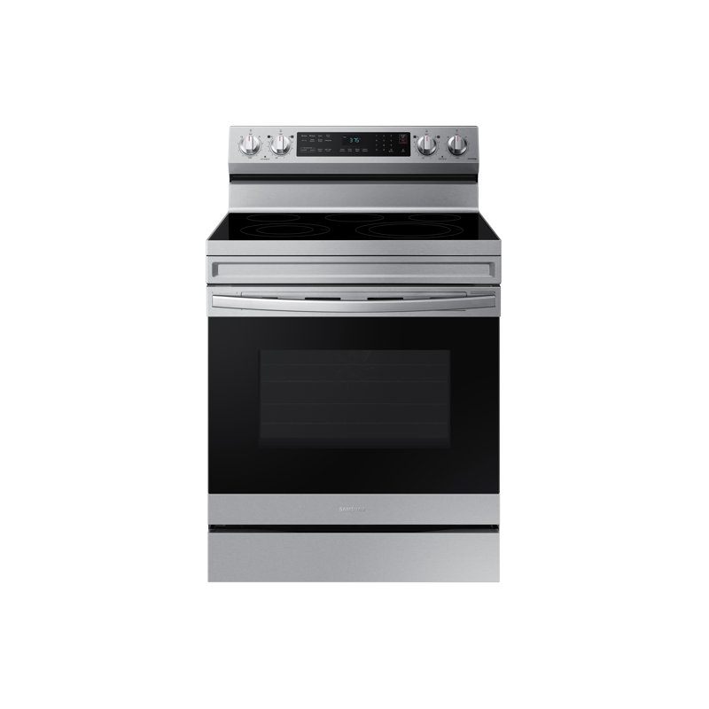 30" 6.3 cu. ft. Smart Freestanding Electric Range with Convection Oven and Air Fry, Stainless Steel