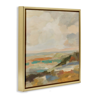 Muted Harmony Palette Floating Frame, design by Silvia Vassileva