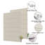 Rideaux romains semi-transparents sans outils facile à installer-45303621-45303626
