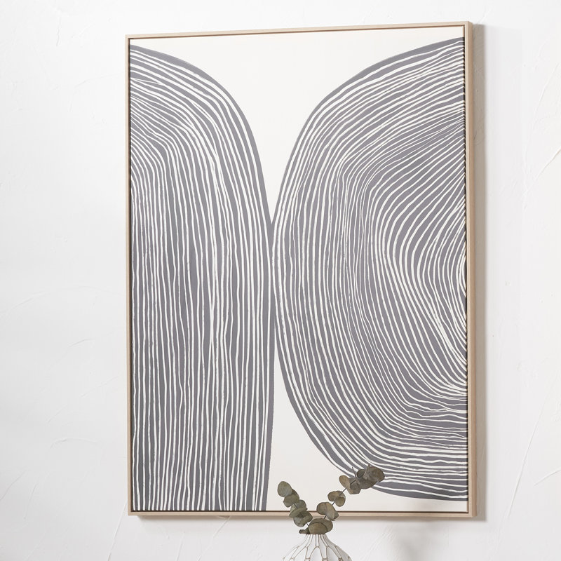 Floater Frame Painting on Canvas