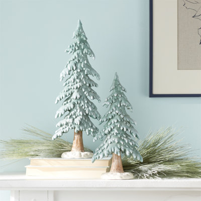 Pin d'hiver scintillant (ensemble de 2)