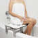 Edge-Mounted Portable Tub Seat with Dual Clamps