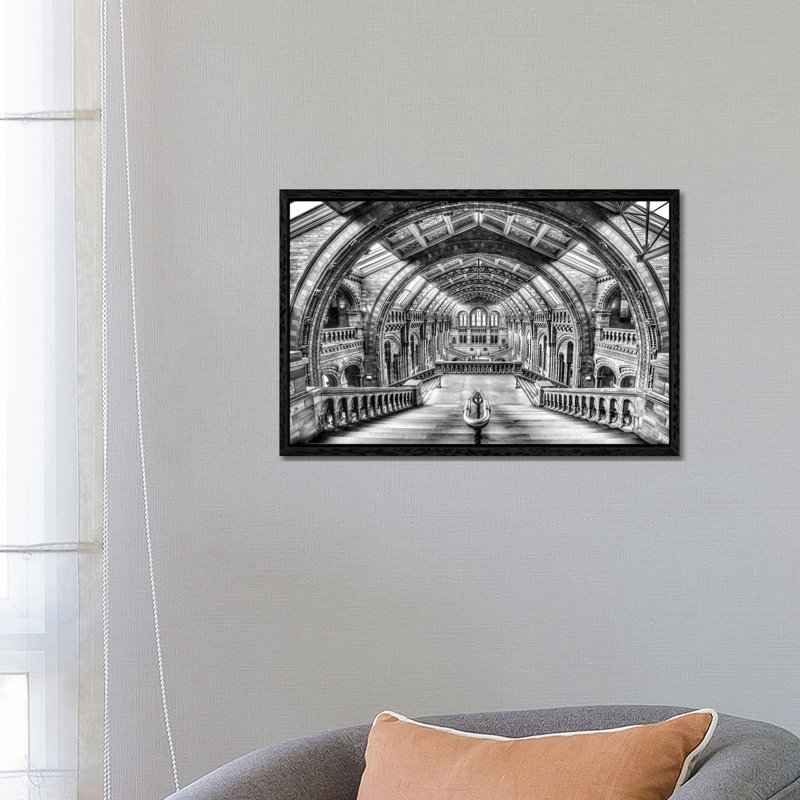 London Gallery by Marc Pelissier - Floater Frame Print on Canvas