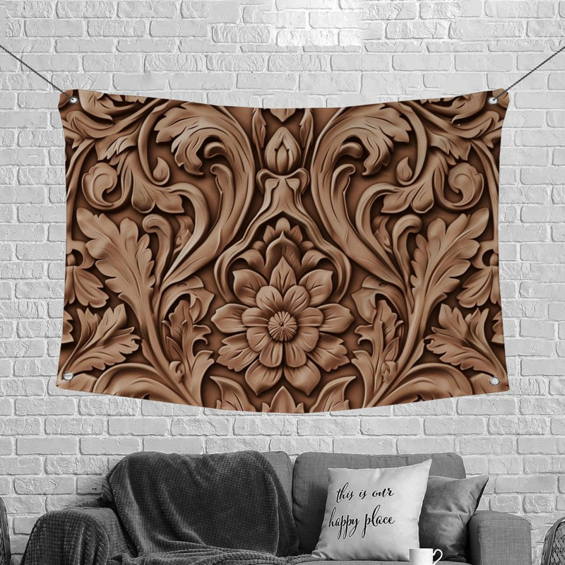 Machine Tapestry - Rod Included, 68" H x 80" W