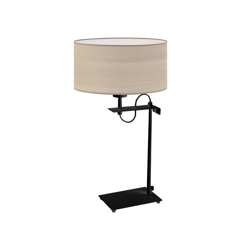 Bilyana Metal Desk Lamp, Beige, Black