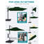 Parasol carré en porte-à-faux 9 pi Sizer-235666450