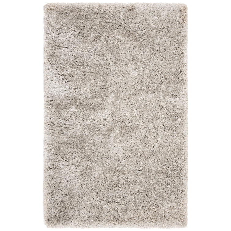 Tapis de performance unie à poils longs Pihu