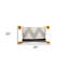 Coussin décoratif transitionnel Kimmi