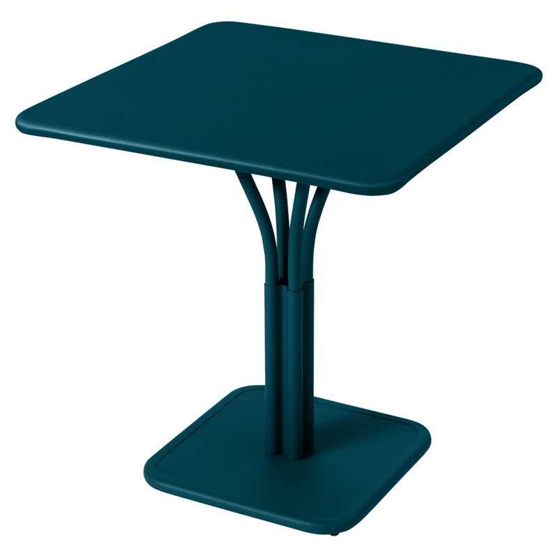 Luxembourg Outdoor Square Dining Table, Anthracite, 28" W x 28" L x 29" H