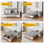 3-in-1 Convertible Sofa Bed with Storage, Double Sleeper Chair with Metal Frame & High Weight Capacity, Ideal for Living Room and Bedroom – Available in 128 cm and 158 cm-416111247