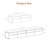 Modern Acrylic Floating TV Stand with LED Lighting to 50'', Wall-Mounted Media Console for Living Room-1929961236