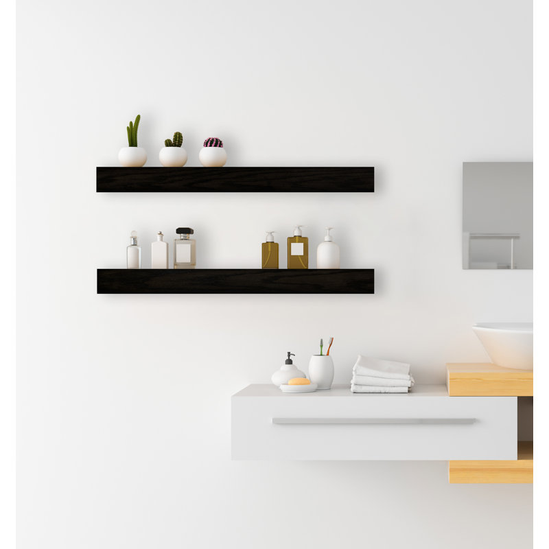 Jahiya 2 pièces, H 4 po x l 42 po x P 8 po, Gris