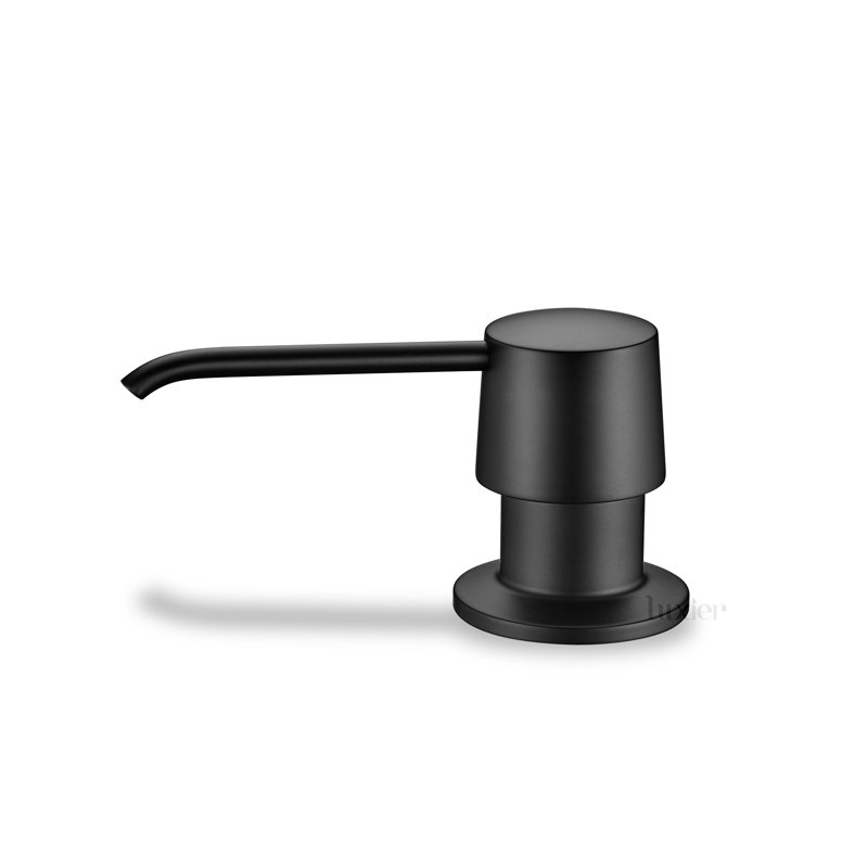 Kitchen Soap & Lotion Dispenser, Matte Black