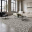 Trellis Cotton and Chenille Flatweave Area Rug-1572275849