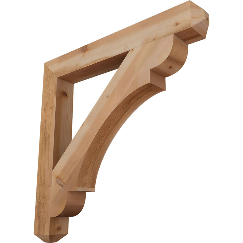 Support l 5 1/2 po x P 20 po x H 32 po pour artisan d'art olympique, cèdre rouge de l'Ouest, H 32 po x l 5,5 po x P 20 po