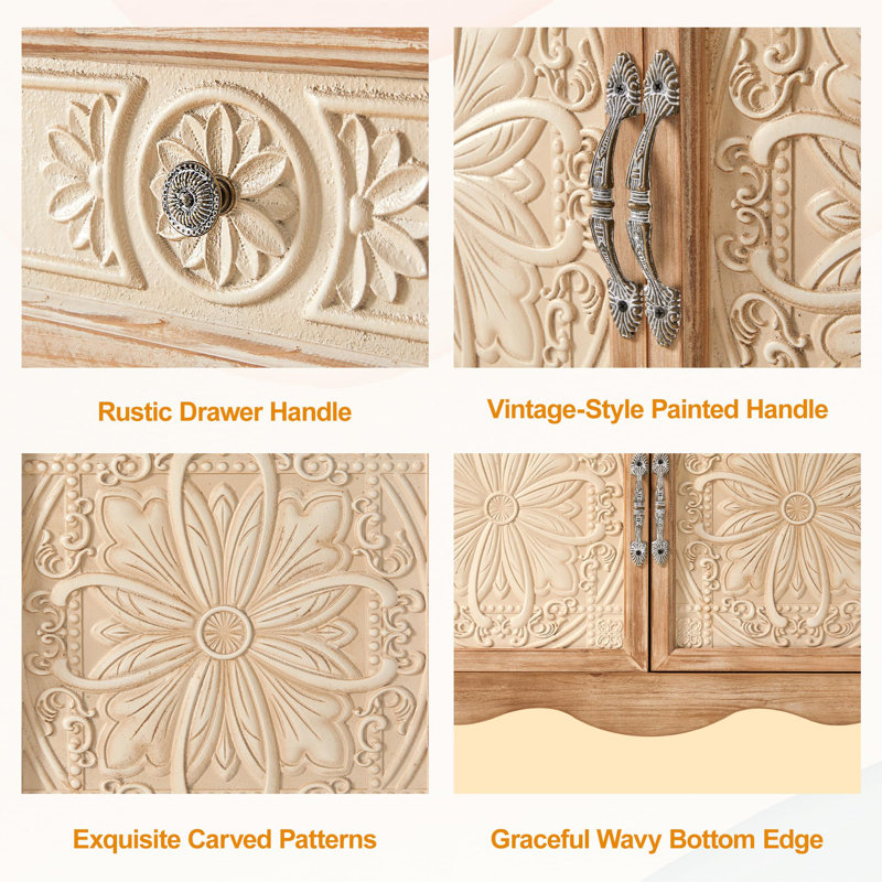 Armoire de rangement Dizdar Farmhouse