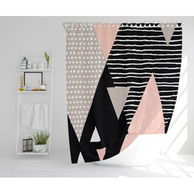 Wenee Polyester Shower Curtain