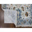 Tapis oriental ivoire 2 pi 7 po x 5 pi 9 po Oushak avec motifs floraux, pure laine, tissage dense, noué à la main