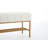 Upholstered Shoe Storage Bench With Cushioned Seat, End Of Bed Bench With Open Shelf And Metal Legs For Entryway-1590234157