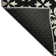 Premium Machine Washable Prisco Black Rug