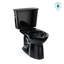 Toilette allongée deux pièces TOTO® Drake® Transition deux pièces 1,28 GPF Tornado Flush®, ébène